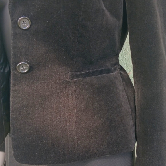 ANTONIO MELANIE LADIES THIN RAILED WIDE LAPEL CORDUROY BLAZER/JACKET - Picture 12 of 17